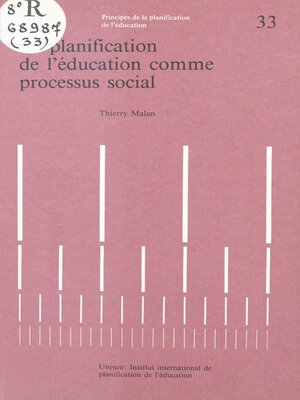 cover image of La planification de l'éducation comme processus social